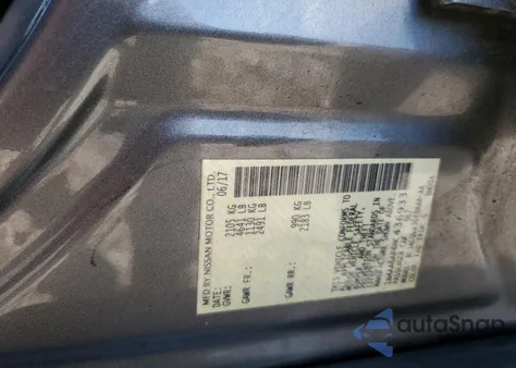 2017 Nissan Maxima 3.5S z USA, uszkodzony, nr VIN 1N4AA6AP4HC436933